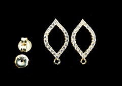 925銀閃石耳勾, 有圈