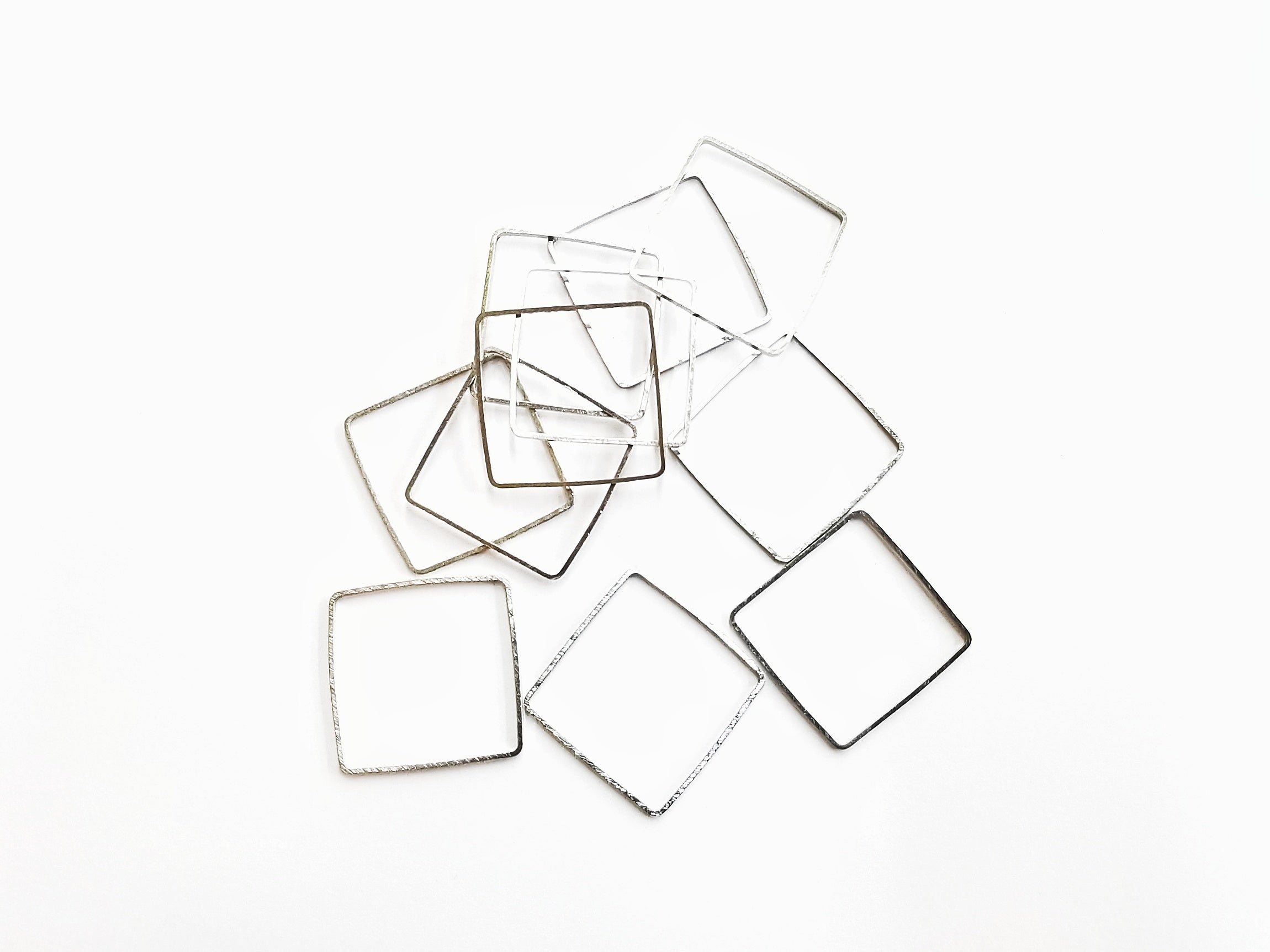 Brass Ring, 25x25mm, 10pcs | 銅圈, 方形, 25x25mm, 10個