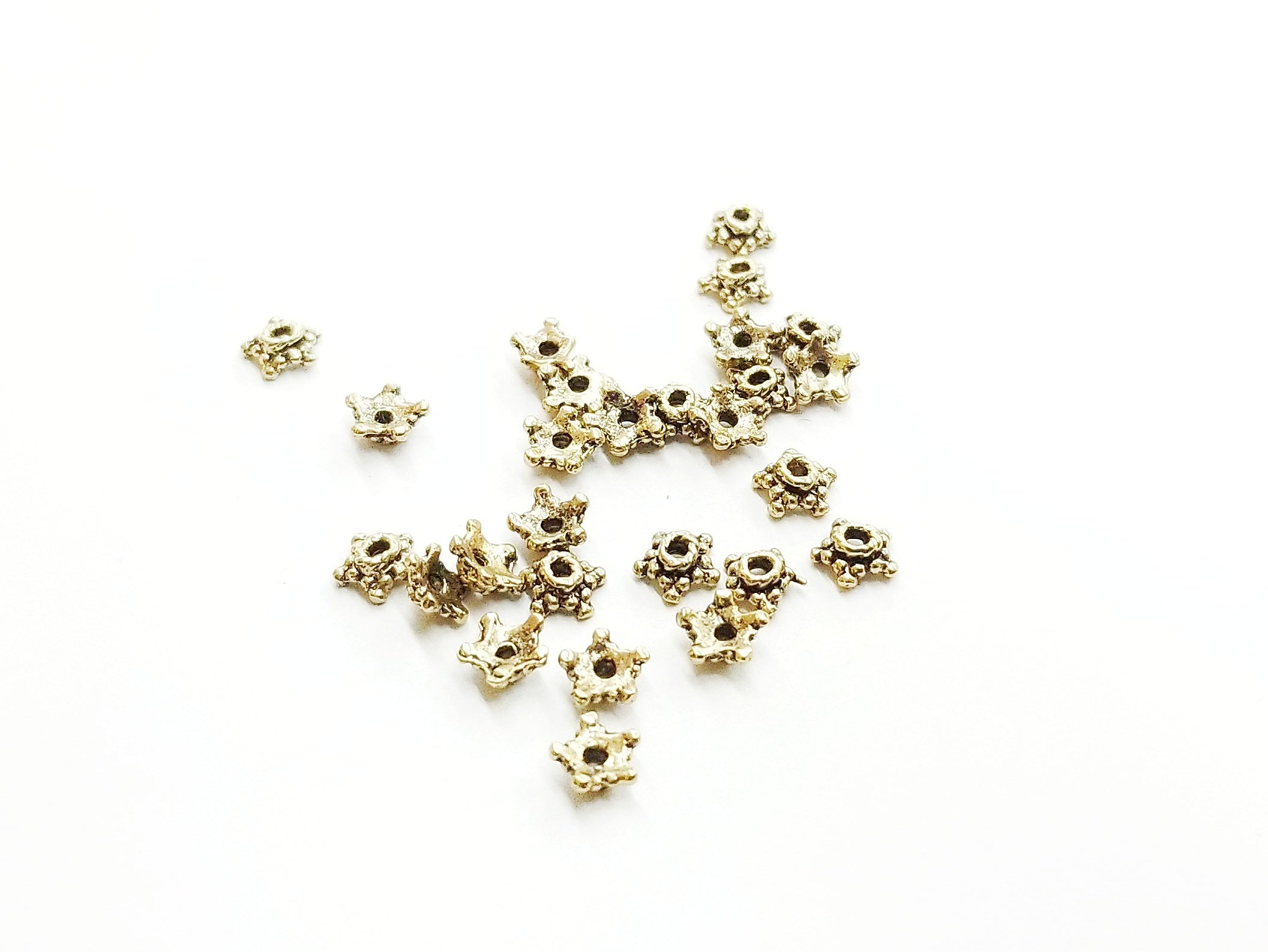 Bead Cap, Alloy, 5.5mm, Antique Copper, 50 Pieces | 合金珠蓋, 5.5mm, 紅古銅色, 50個