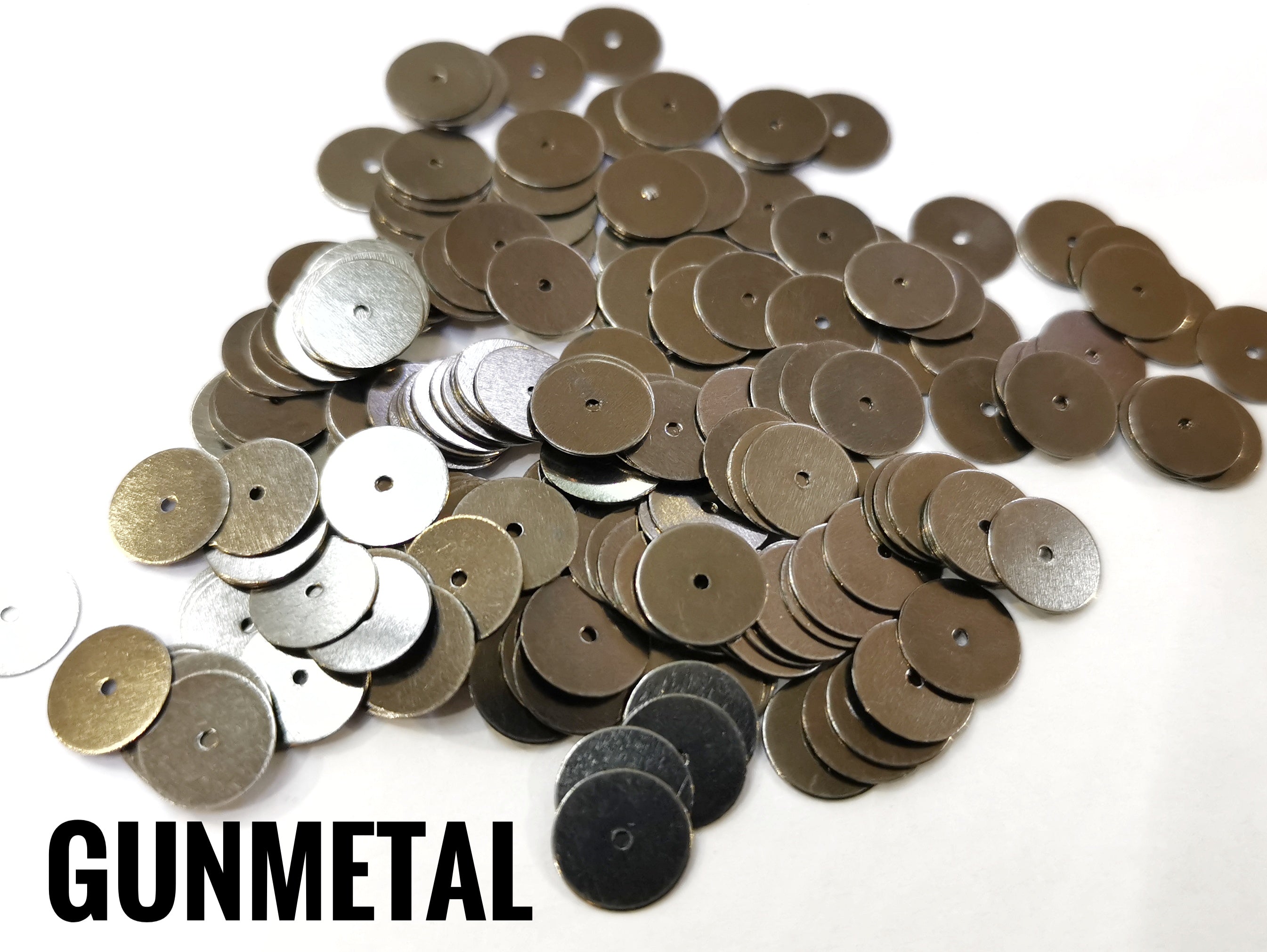 特價, 圓銅片, 8mm, 中孔, 100個