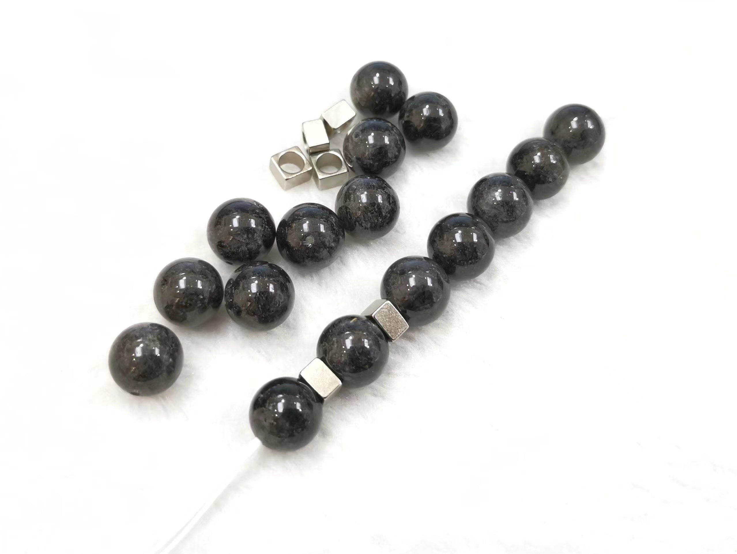 銅珠, 實心銅, 6x6mm正方圈, 6個