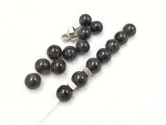 銅珠, 實心銅, 6x6mm正方圈, 6個