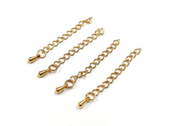 不鏽鋼尾鍊, 4mm鏈, 5cm長