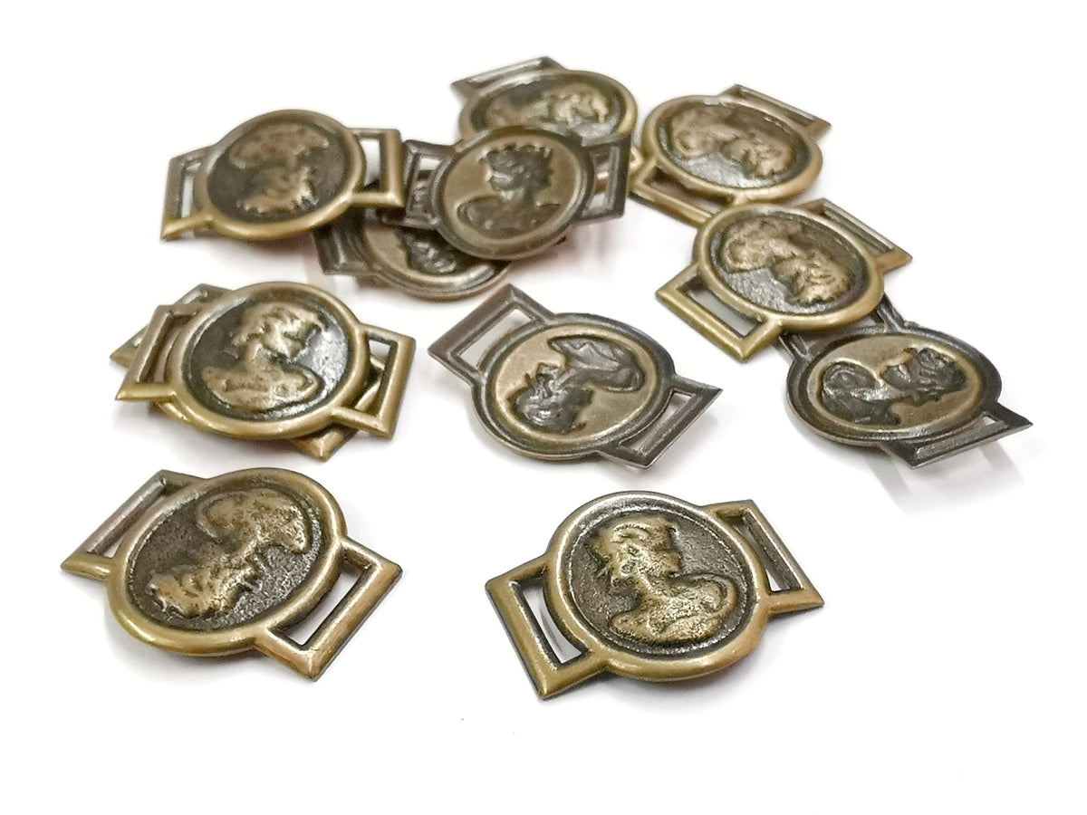 銅片, 人像, 16x19.5mm, 10個