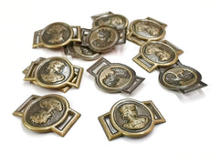 銅片, 人像, 16x19.5mm, 10個