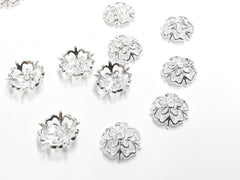 Bead Cap, Brass, 8mm, 10 Pieces | 銅珠蓋, 8mm, 10個