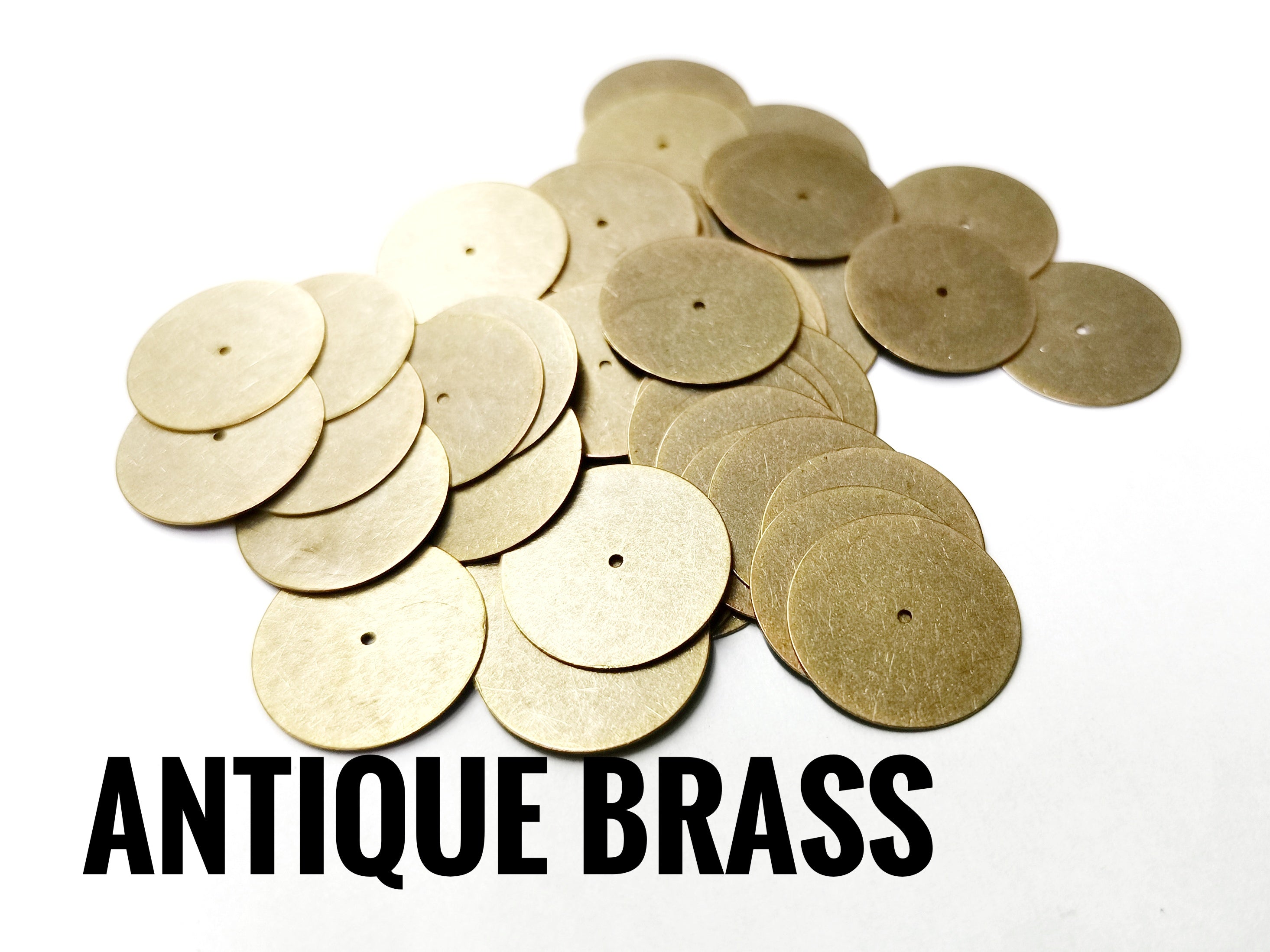 特價, 圓銅片, 16mm, 中孔, 36個
