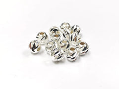 銅珠, 8mm實心切面銅珠, 12個