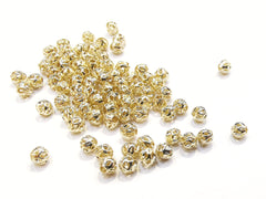 銅珠, 4mm通花銅珠, 30個