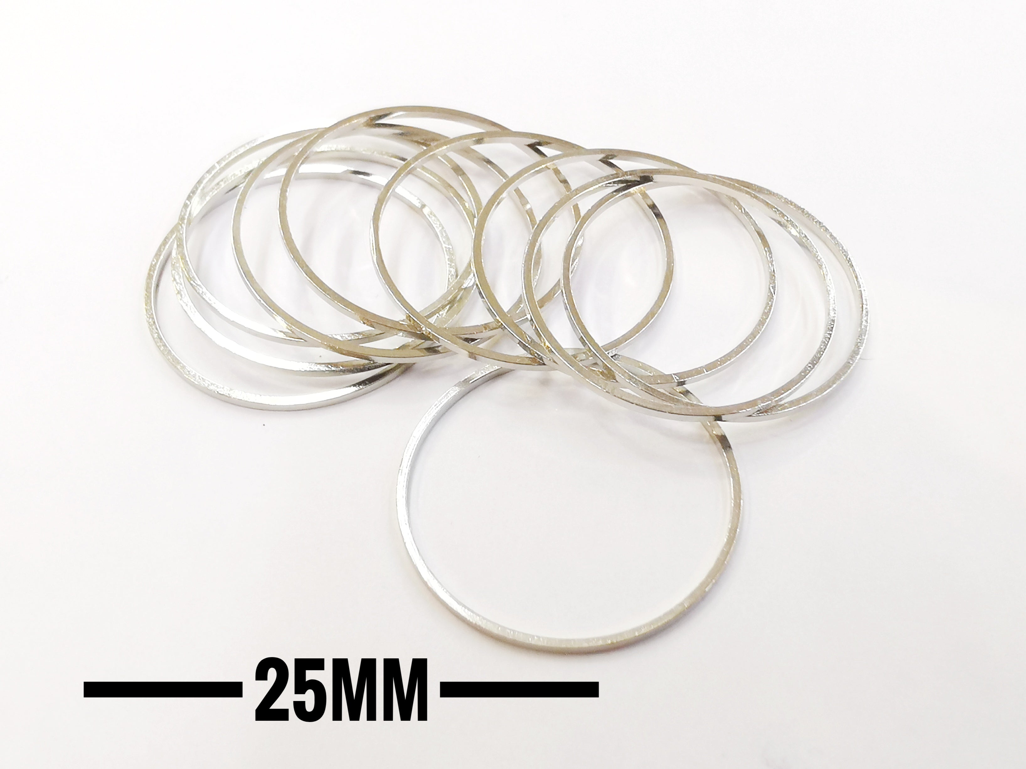 銅圈, 圓, 25mm, 10個