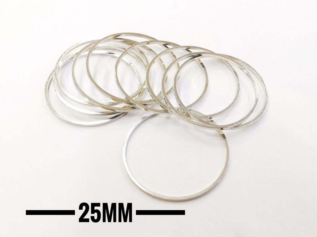 Brass Ring, Round, 25mm, 10pcs | 銅圈, 圓, 25mm, 10個