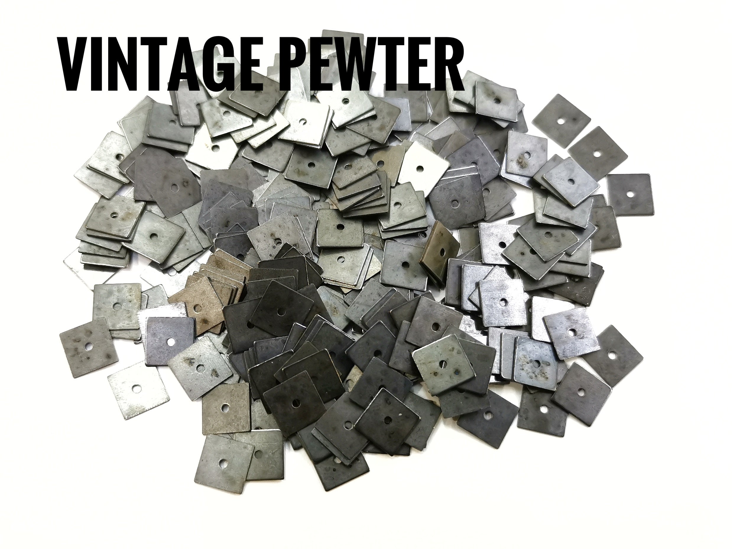 特價, 方形銅片, 7x7mm, 中孔, 100個