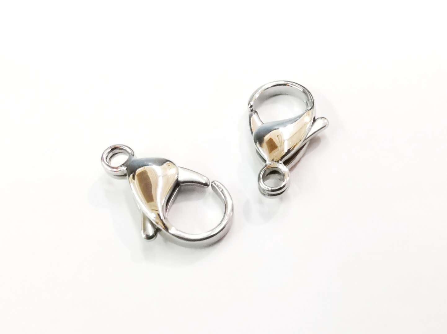 龍蝦扣, 不鏽鋼, 9x15mm