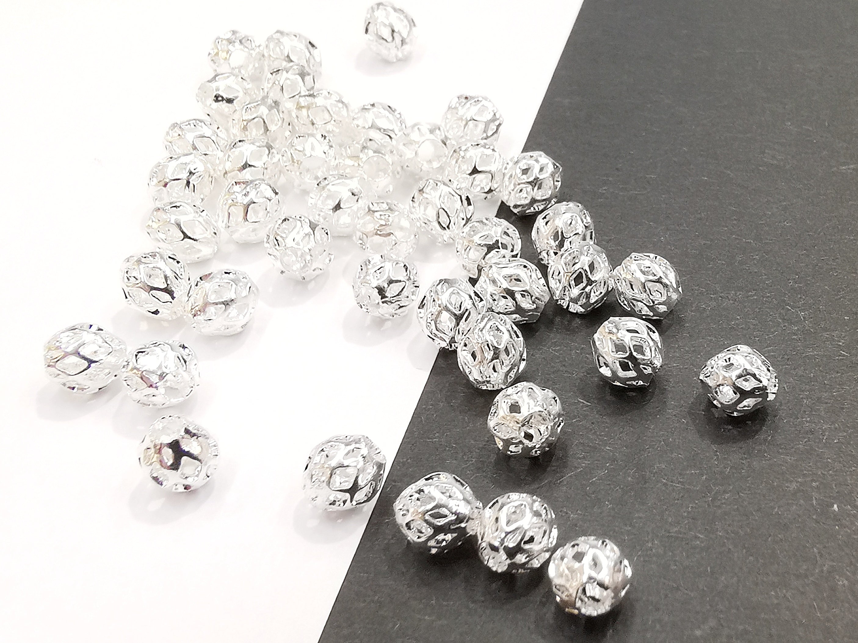 銅珠, 6mm通花銅珠, 20個