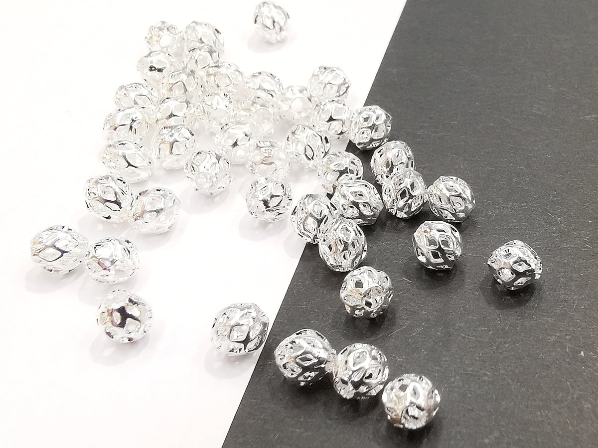 銅珠, 6mm通花銅珠, 20個