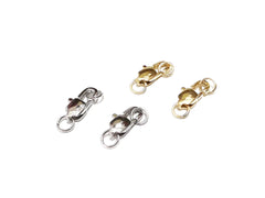 鏈扣套裝, 不鏽鋼, 長型, 6x11mm, 2個