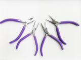Plier Set, Beadsmith, 4 Pliers/set, purple | 鉗，Beadsmith, 一套4款, 紫色