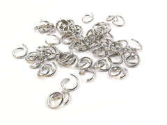 不鏽鋼開口圈, 1x6mm圓形, 72個