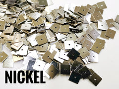 特價, 方形銅片, 7x7mm, 中孔, 100個