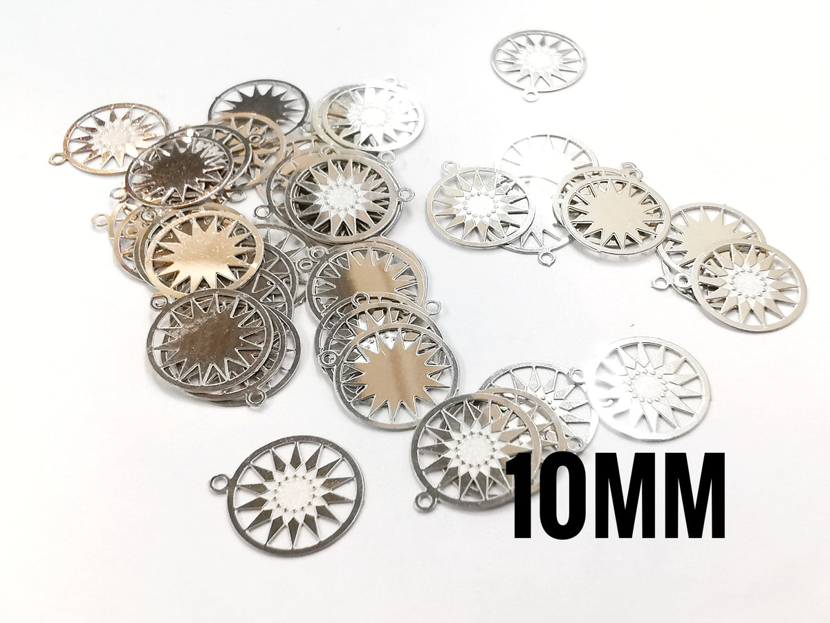 圓金屬片, 10mm, 太陽, 40個