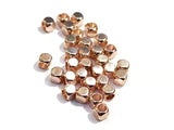 銅珠, 5mm 實心方形銅珠, 30個