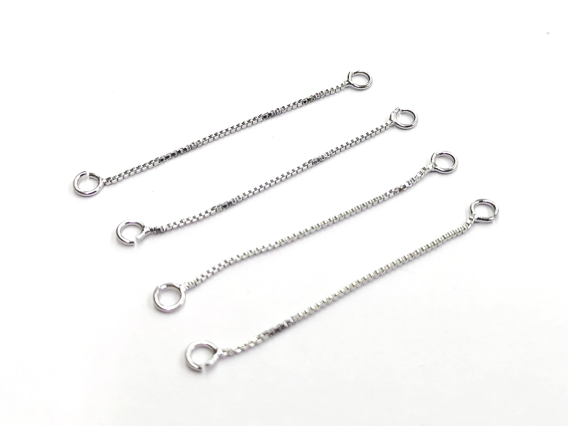 Connector, brass chain, 48mm | 連接銅鏈, 焊開口圈, 48mm