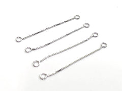 Connector, brass chain, 48mm | 連接銅鏈, 焊開口圈, 48mm