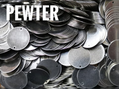 特價, 圓銅片, 18mm, 雙孔, 24個