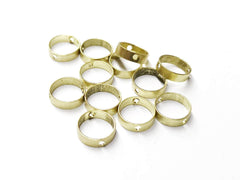 雙孔銅圈, 9mm/11mm, 6個