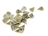 Brass Charm, Diamond, 8x10mm, 20 pcs | 銅片, 鑽石形, 8x10mm, 邊孔, 20個