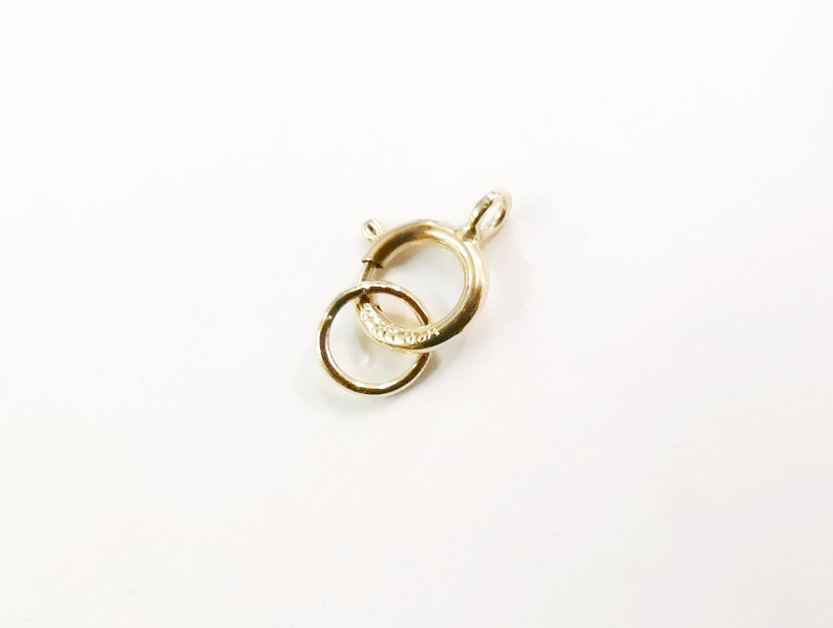 Spring Clasp Set, 14K Gold Filled, 6mm, 1 Set | 彈簧扣, 14k金注金, 6mm, 1套