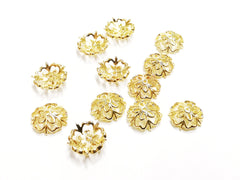 Bead Cap, Brass, 8mm, 10 Pieces | 銅珠蓋, 8mm, 10個
