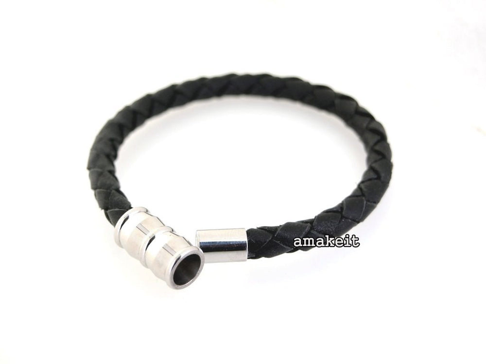 Stainless Steel Magnetic Clasp, 10x18mm Barrel, 6mm Hole, Price Per Piece - amakeit bead 天富