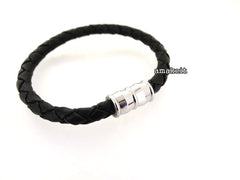 Stainless Steel Magnetic Clasp, 10x18mm Barrel, 6mm Hole, Price Per Piece - amakeit bead 天富