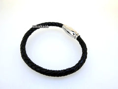 Stainless Steel Magnetic Clasp, 10x26mm Barrel, 6mm Hole, Price Per Piece - amakeit bead 天富