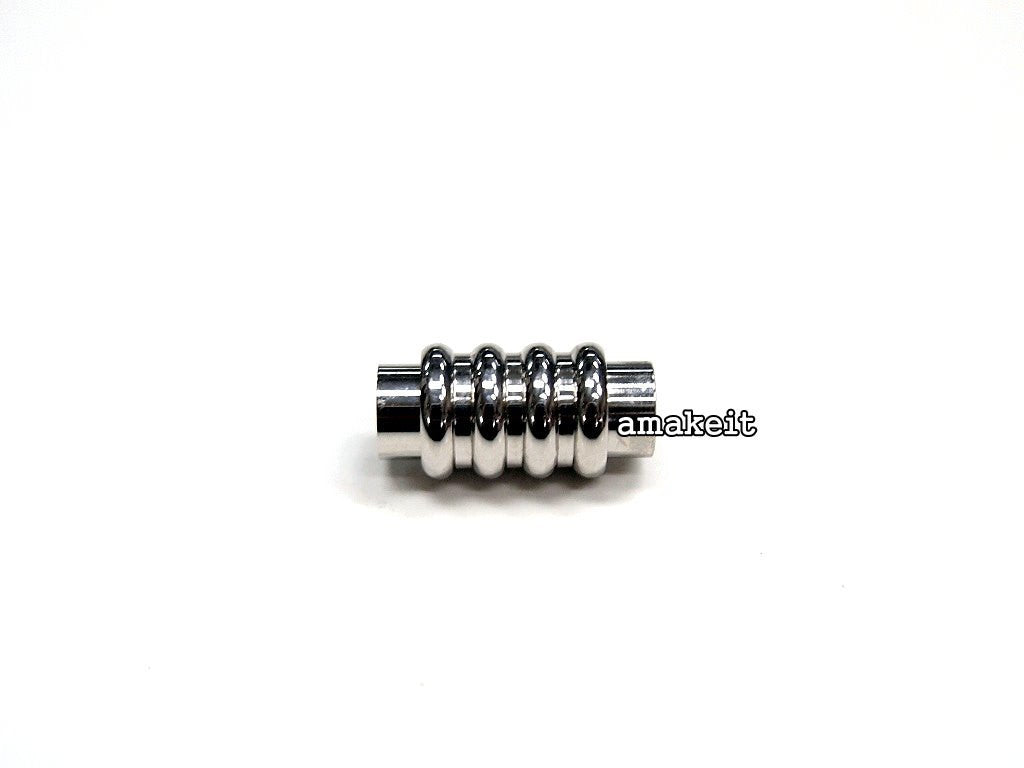 10x20mm Stainless Steel Magnetic Clasp, 6mm Hole, $22 HKD - amakeit bead 天富