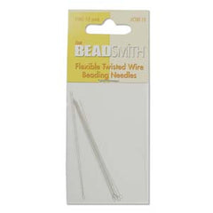 Needle Twisted Wire, BeadSmith, Medium/Fine | 麻花穿珠針, BeadSmith, 中/細