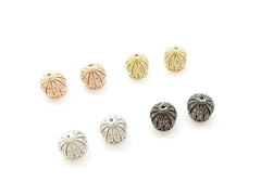 Bead Cap, 11mm Crown, Tassel Bail, Cubic Zirconia, Price Per Piece - amakeit bead 天富