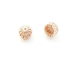 Bead Cap, 11mm Crown, Tassel Bail, Cubic Zirconia, Price Per Piece - amakeit bead 天富