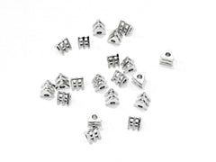 Brass Beads, 4mmx3.5mm, Triangle, 24 Pieces Per Pack - amakeit bead 天富