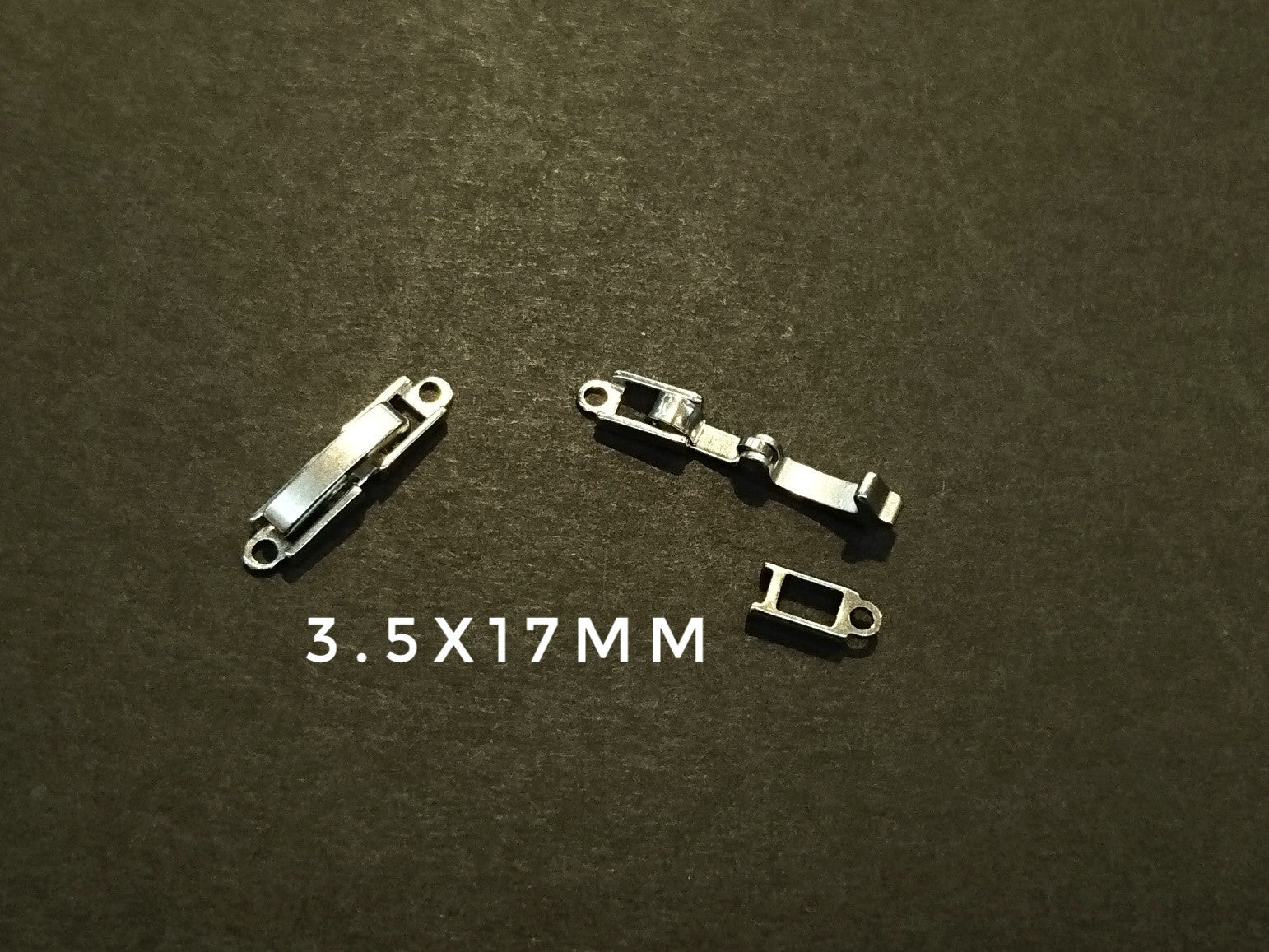 Clasp, Snap Clasp, 2 holes, 10 Pieces Per Pack - amakeit bead 天富