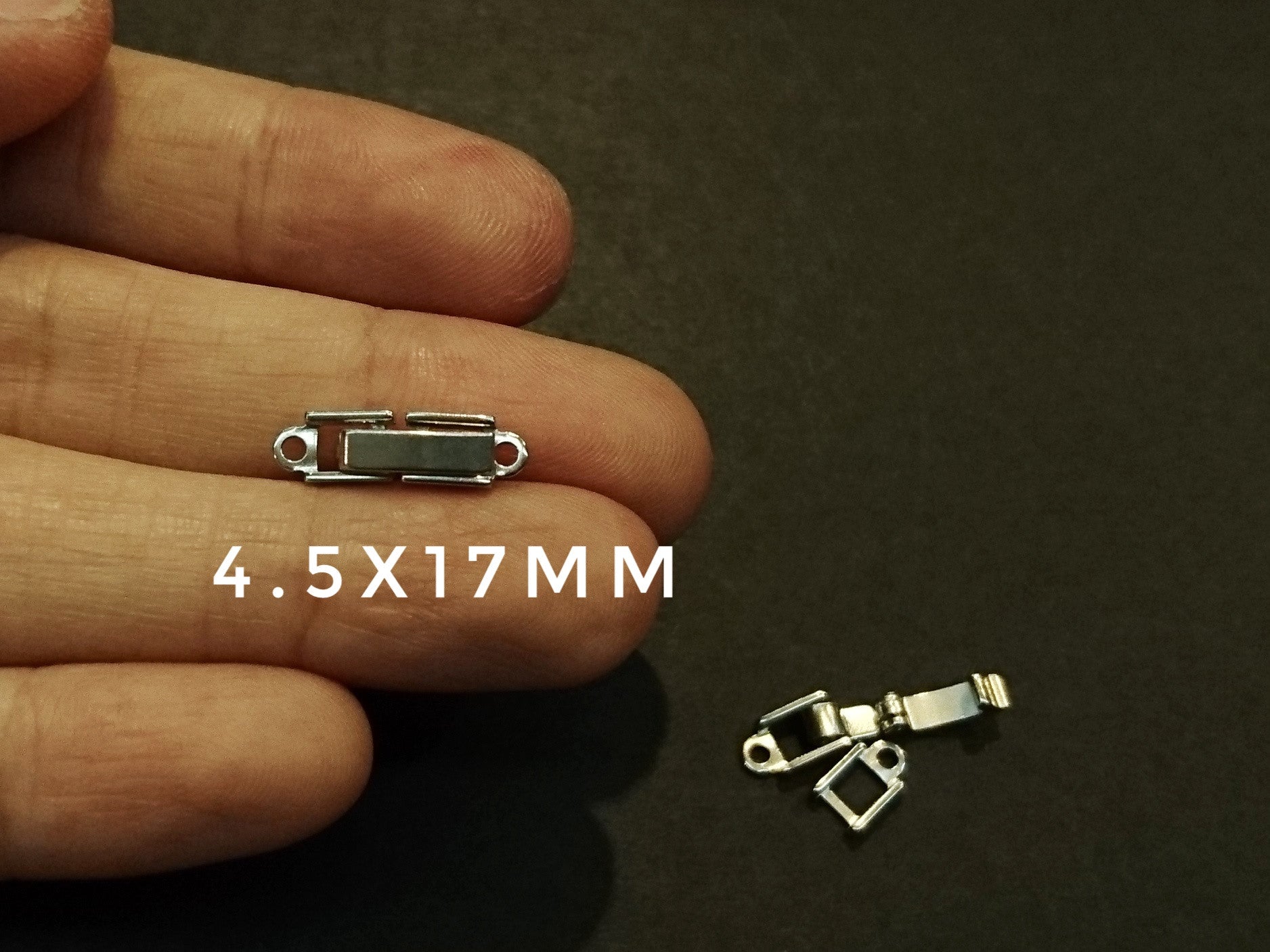 Clasp, Snap Clasp, 2 holes, 10 Pieces Per Pack - amakeit bead 天富