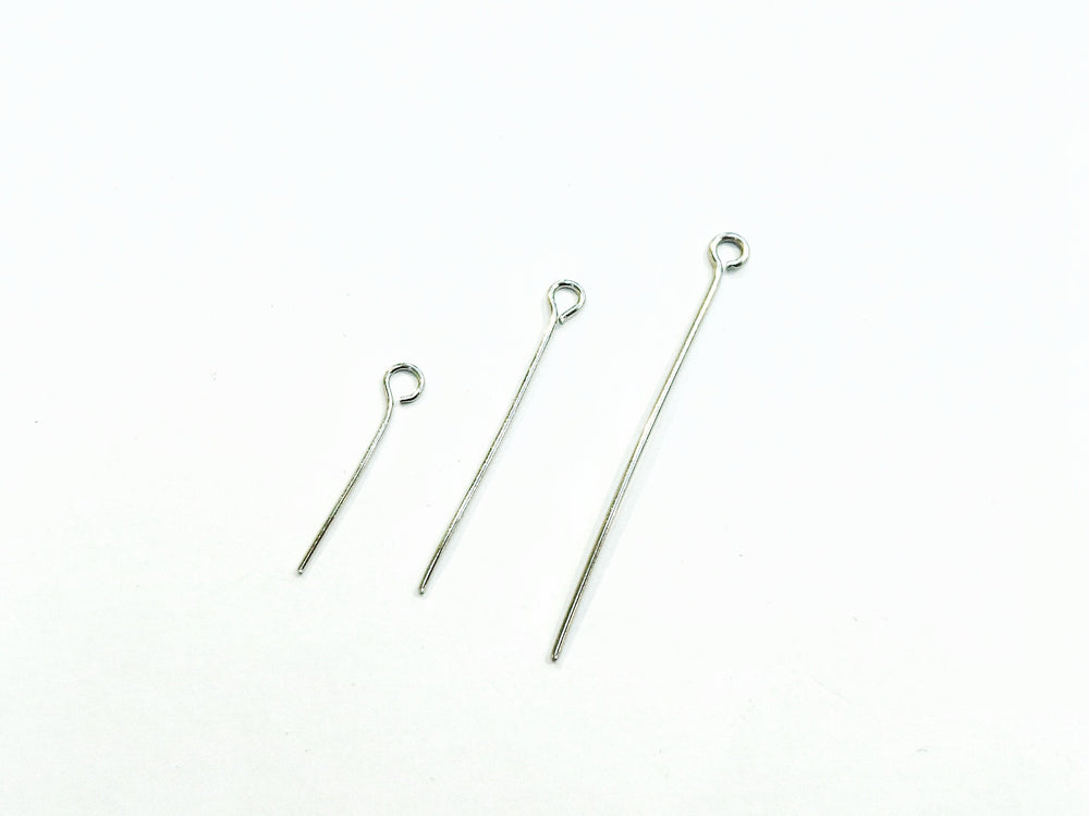 Eye Pins, Stainless Steel, 72 pcs per pack - amakeit bead 天富