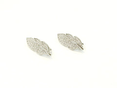 Snap Clasp, 12x23mm, Leaf, Pearl Clasp, Price Per Piece - amakeit bead 天富