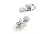Rhinestone Magnetic Clasp, 17x28mm, Butterfly, Pearl Clasp, Price Per Piece - amakeit bead 天富