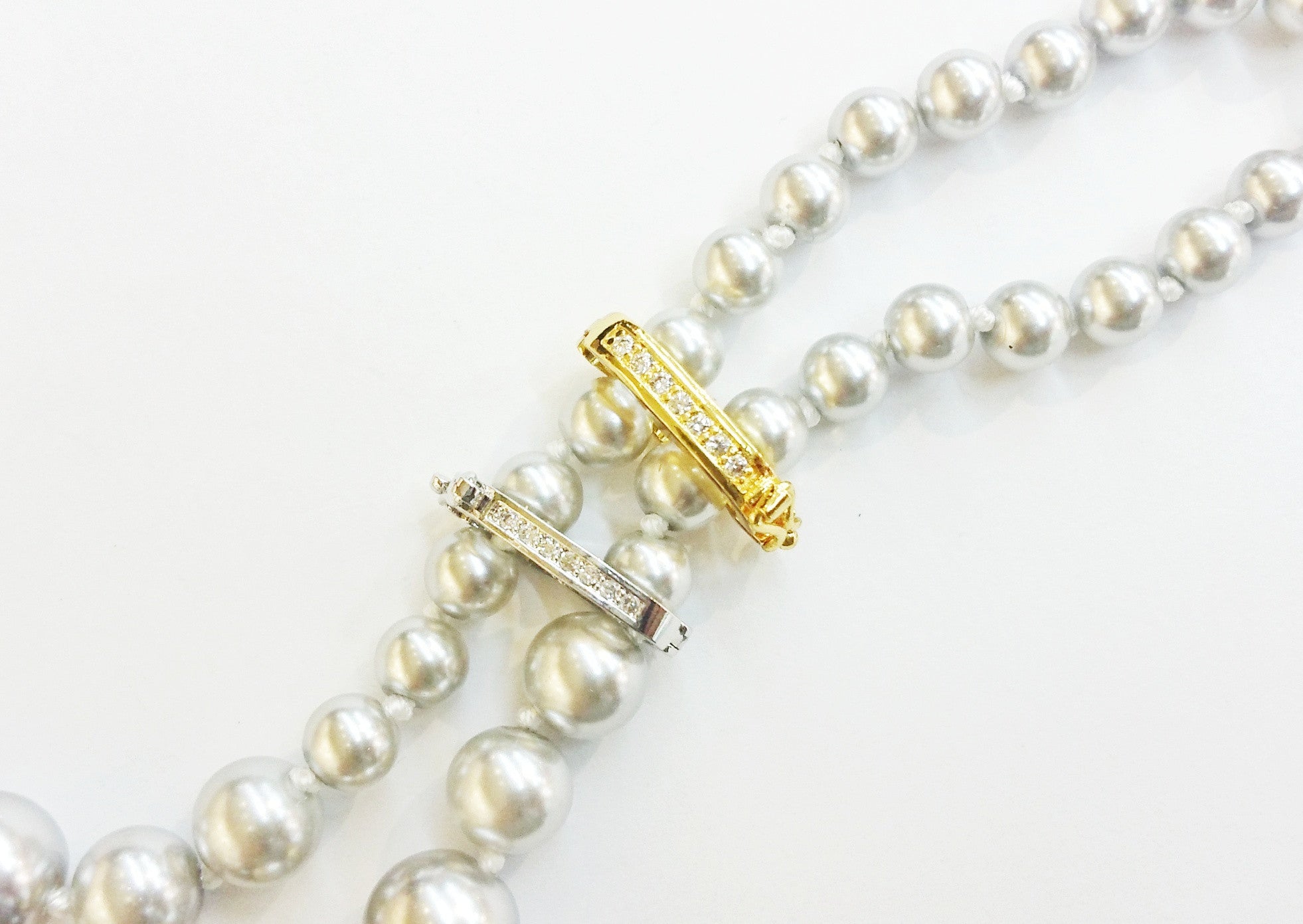 Snap Clasp, 10x20mm, Oval, Pearl Clasp, Price Per Piece - amakeit bead 天富