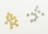 Spacer, 4mm, Alloy Bead, 100 Pieces Per Pack - amakeit bead 天富