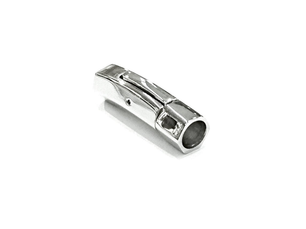 Bayonet Clasp, Stainless Steel, 9x31mm, Hexagon Tube, 6mm hole, Price Per Piece - amakeit bead 天富