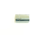 Stainless Steel Magnetic Clasp, 12x18mm, 3mm Hole, Price Per Piece - amakeit bead 天富