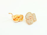 Snap Clasp, 18x20mm, Rose, Pearl Clasp, Price Per Piece - amakeit bead 天富